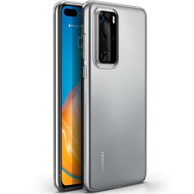 Силіконовий чохол Virgin для Huawei P40 Pro (прозорий)
