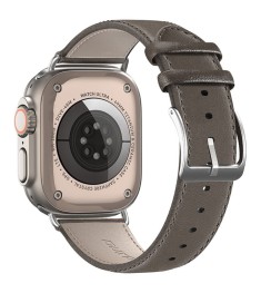 Ремінець Dux Leather для Apple Watch 42  /  44  /  45  /  49 мм (сірий)