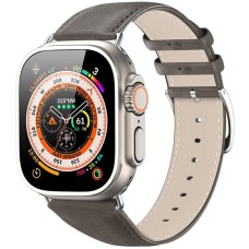 Ремешок Dux Leather Apple Watch 42 / 44 / 45 / 49mm (Gray)