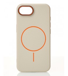 Чохол Beats Leather Textured MagSafe для Apple iPhone 16e (натуральний титан)