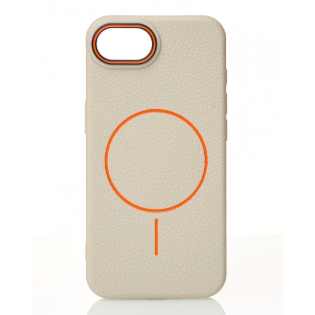 Чохол Beats Leather Textured MagSafe для Apple iPhone 16e (натуральний титан)