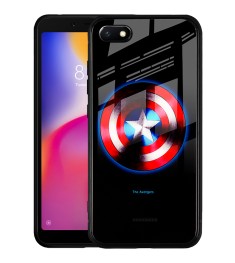 Накладка Luminous Glass Case Xiaomi Redmi 6A (Captain America)