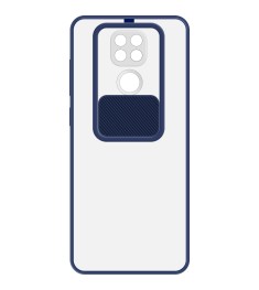 Totu Curtain Case for Xiaomi Redmi Note 9  /  Redmi 10X (Dark Blue)