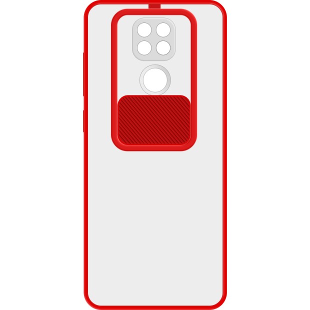 Накладка Totu Curtain Xiaomi Redmi Note 9 / Redmi 10X (Красный)