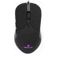 Мышь проводная игровая Real-El RM-295 (Black)