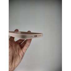 Силіконовий оригінальний чохол RoundCam для Apple iPhone 13 (08) рожевий пісок.