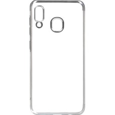 Силикон UMKU Line Samsung Galaxy A40 (2019) (серебрянный)