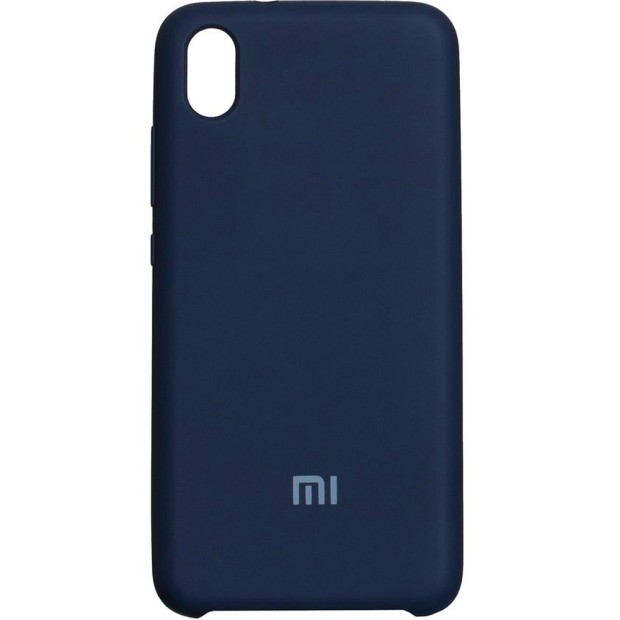 Силикон Original 360 Case Logo Xiaomi Redmi 7A (Тёмно-синий)