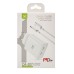 СЗУ-адаптер DC CA-D17 PD 35W (2Type-C) + кабель Type-C - Type-C (Білий) D