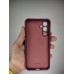 Силікон оригінальний Samsung A54 (ShutCam) (Бордовий)