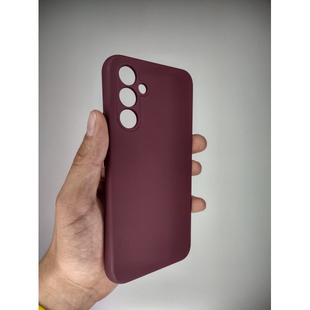 Силикон Original Samsung A54 (ShutCam) (Бордовый)