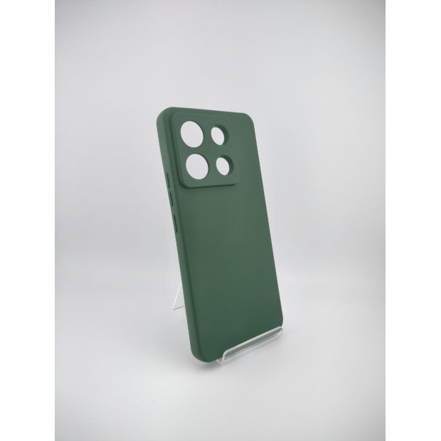 Силікон Original Xiaomi Redmi Note 13 Pro 5G  /  Poco X6 5G (ShutCam) (Темно-зелений)