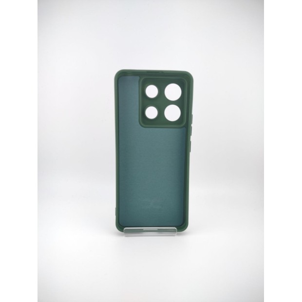 Силікон Original Xiaomi Redmi Note 13 Pro 5G  /  Poco X6 5G (ShutCam) (Темно-зелений)