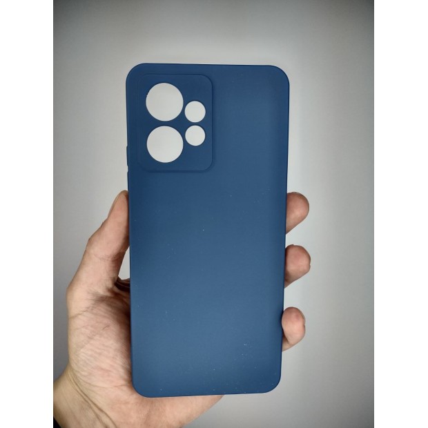 Силіконовий чохол Original Xiaomi Redmi Note 12 4G (ShutCam) (Кобальт)