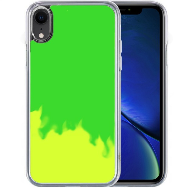 Case Aquarium Color Sand Apple iPhone XR (Green)