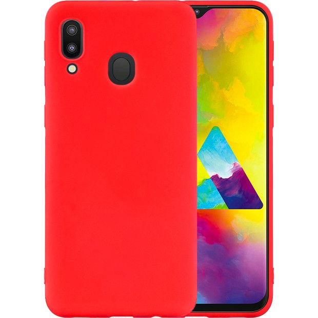 Силикон iNavi Color Samsung Galaxy M20 (красный)