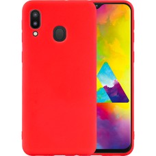 Силикон iNavi Color Samsung Galaxy M20 (красный)