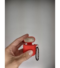 Повністю силіконовий чохол з мікрофіброю для навушників Apple AirPods (05) Produ..