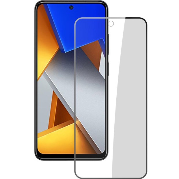 Захисне скло 5D Standard для Xiaomi Poco M4 Pro Чорне.