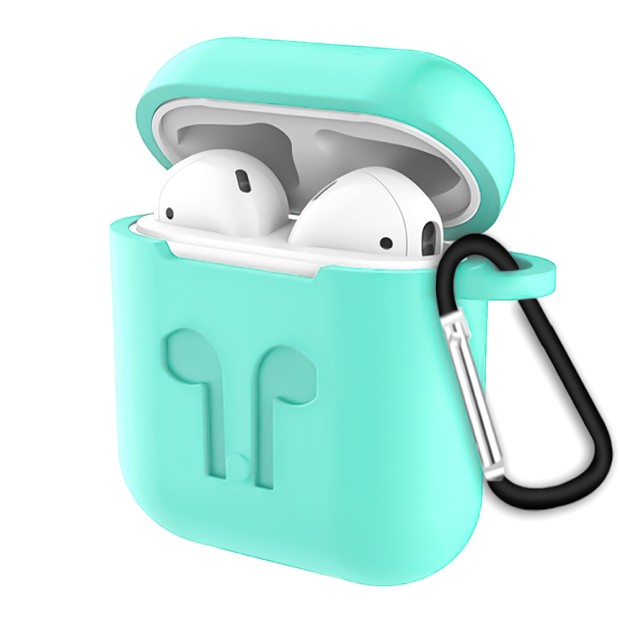 Чехол для наушников Full Silicone Case Apple AirPods 1 / 2 (23) Sea Blue