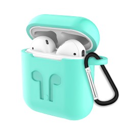 Чохол для навушників Full Silicone Case Apple AirPods 1  /  2 (23) Морський Сині..
