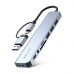 Адаптер USB HUB Walker WHUB-53 8в1 (Type-C / USB 3.0)