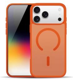 Силіконовий чохол Alabay Cloud Matte для Apple iPhone 17 Pro Max (Помаранчевий)