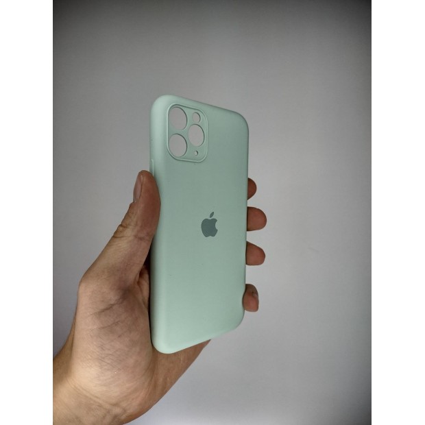 Силикон Original RoundCam Case Apple iPhone 11 Pro (Beryl)