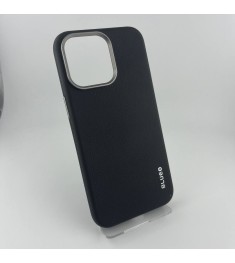 Чохол Blueo Premium Leather з MagSafe для Apple iPhone 15 Pro (темно-синій)