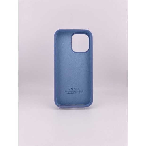 Силіконовий чохол Original Round Case для Apple iPhone 15 Pro Max (Winter Blue)