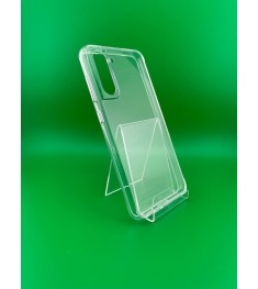 Силіконовий чохол Space Case Premium для Samsung Galaxy S21 FE (Прозорий)