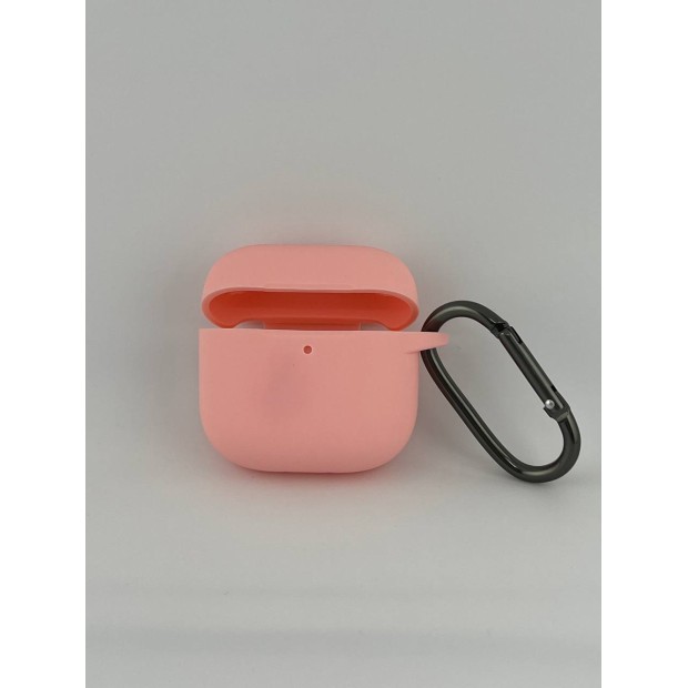 Чохол для навушників Full Silicone Case Apple AirPods 4 (36) Candy Pink