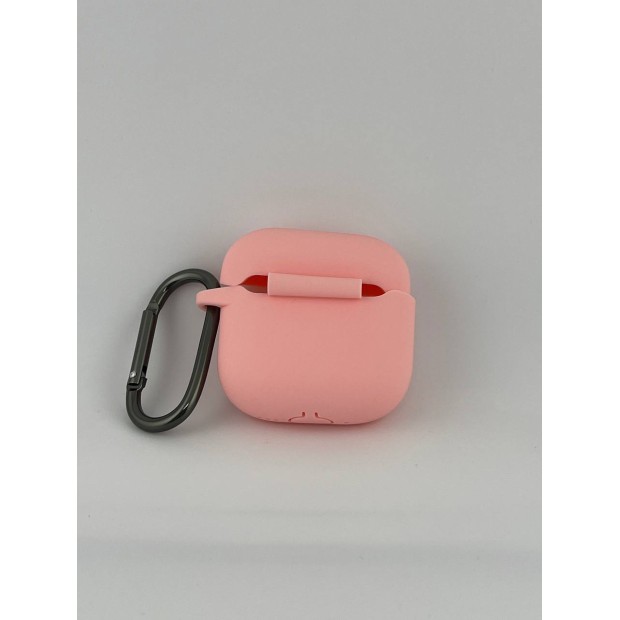 Чохол для навушників Full Silicone Case Apple AirPods 4 (36) Candy Pink