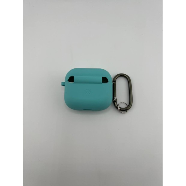 Чохол для навушників Full Silicone Case with Microfiber Apple AirPods 3 (23) Sea Blue