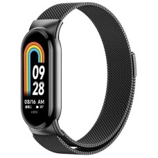 Ремешок Milanese Loop Xiaomi Mi Band 8 / Mi Band 9 (Чёрный)