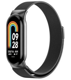 Ремінець Milanese Loop Xiaomi Mi Band 8  /  Mi Band 9 (Чорний)