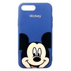 Силікон Disney Mickey Apple iPhone 7 Plus  /  8 Plus (Темно-синій)