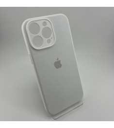 Силіконовий оригінальний чохол RoundCam для Apple iPhone 15 Pro Max (06) Білий