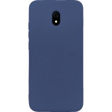 Силіконовий оригінальний чохол 360 Logo для Xiaomi Redmi 8A (Темно-синій)