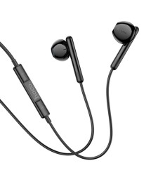 Проводные наушники-гарнитура вкладыши Hoco M93 (Type-C) (Чёрный)