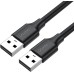 Кабель UGREEN US102 USB - USB (1m) (Black) (10309)