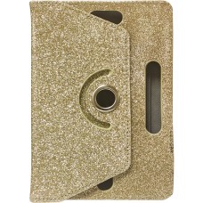 Чехол-книжка Universal Glitter Pad 7 (Золотой)