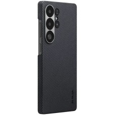 Чохол Pitaka Ultra-Slim Case Classic Twill 600D для Samsung Galaxy S25 Ultra (Чорний  /  Сірий)