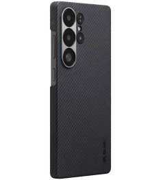 Накладка Pitaka Ultra-Slim Case Classic Twill 600D Samsung Galaxy S25 Ultra (Bla..
