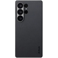 Накладка Pitaka Ultra-Slim Case Classic Twill 600D Samsung Galaxy S25 Ultra (Black / Grey)