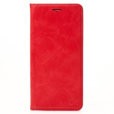 Leather Elegant Book Case for Xiaomi Redmi Note 14 Pro Plus 5G (Red)