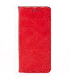 Leather Elegant Book Case for Xiaomi Redmi Note 14 Pro Plus 5G (Red)