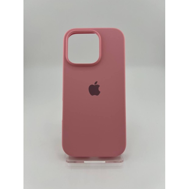 Силикон Original Round Case Apple iPhone 16 Pro (36) Candy Pink