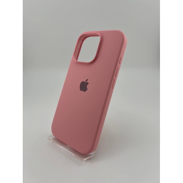 Силикон Original Round Case Apple iPhone 16 Pro (36) Candy Pink