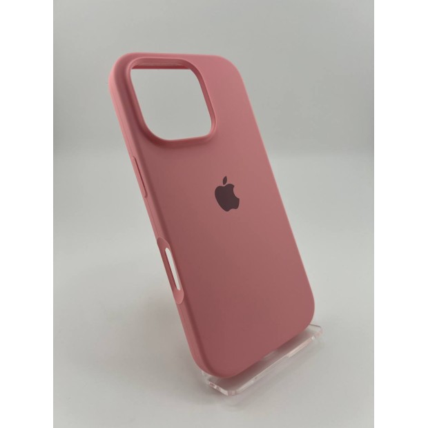 Силикон Original Round Case Apple iPhone 16 Pro (36) Candy Pink